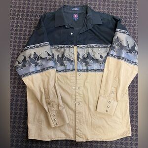 Panhandle Slim Men's Western Pearl Snap Button Shirt